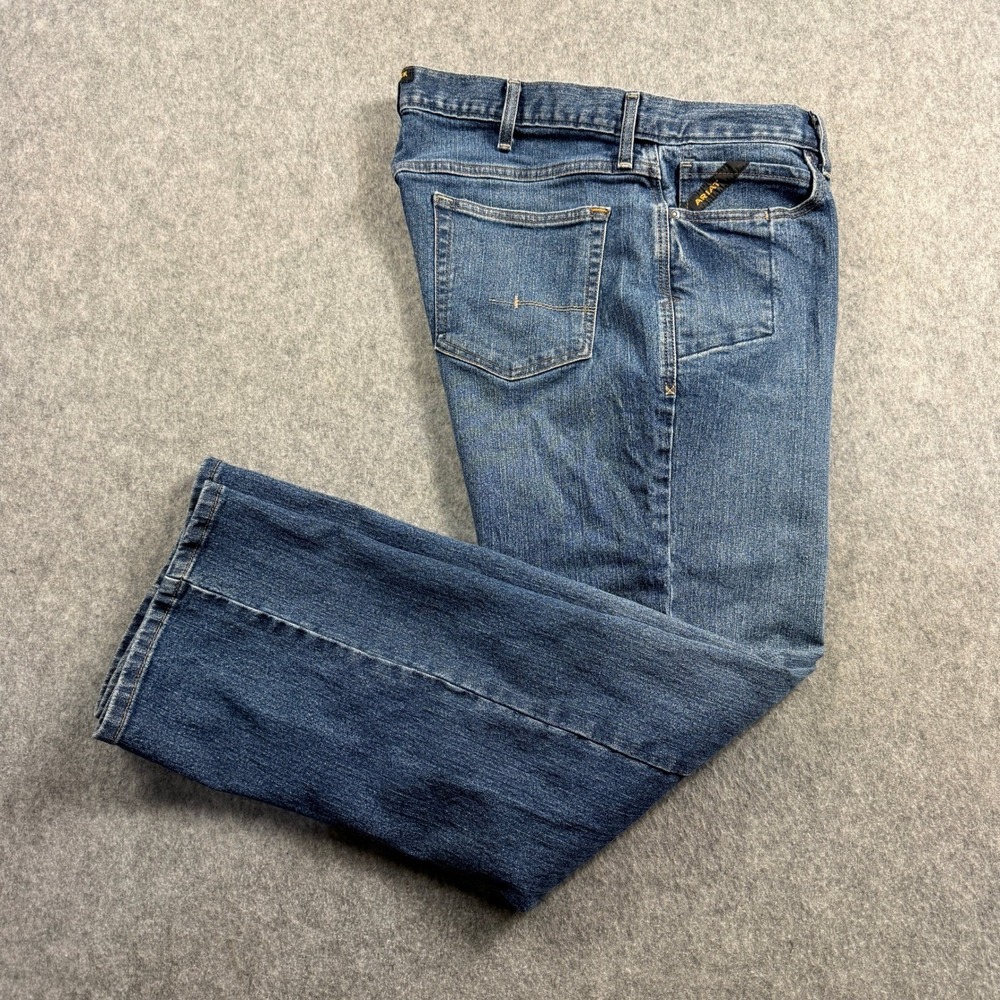 Ariat Rebar M4 Carbine Relaxed Bootcut Jeans Mens 36x32(36x30) Style 10016221 - Picture 2 of 13